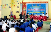 VKSND tỉnh Đắk Nông tổ chức phiên tòa giả định tuyên truyền pháp luật cho học sinh