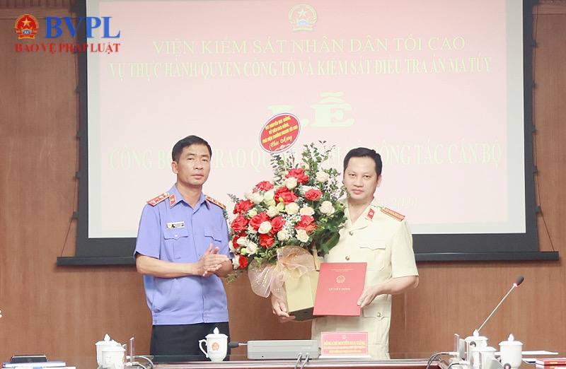 Bổ nhiệm lãnh đạo cấp phòng thuộc Vụ 4, VKSND tối cao