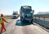 Tiếp tục xảy ra tai nạn trên cao tốc Vĩnh Hảo - Phan Thiết