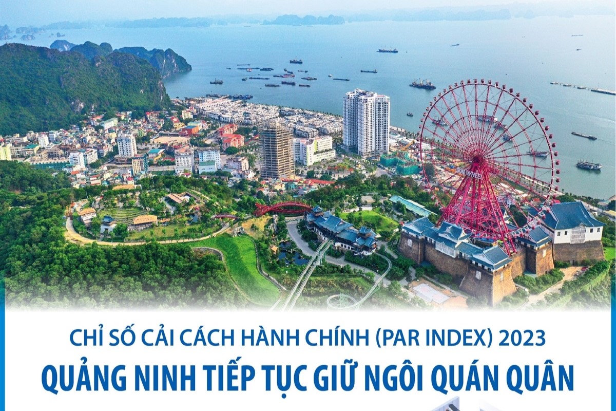 Chỉ số Cải cách hành chính 2023 Quảng Ninh tiếp tục giữ ngôi quán quân