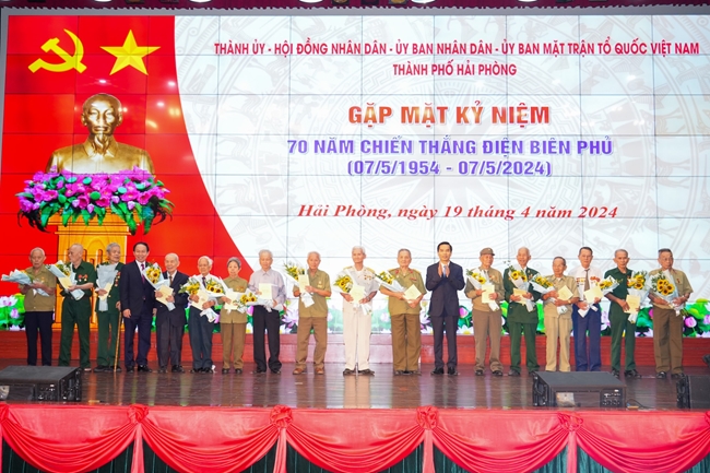  TP Hải Phòng gặp mặt kỷ niệm 70 năm Chiến thắng Điện Biên Phủ