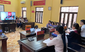 VKSND huyện Văn Quan phối hợp tổ chức phiên tòa rút kinh nghiệm trực tuyến 3 vụ án hình sự