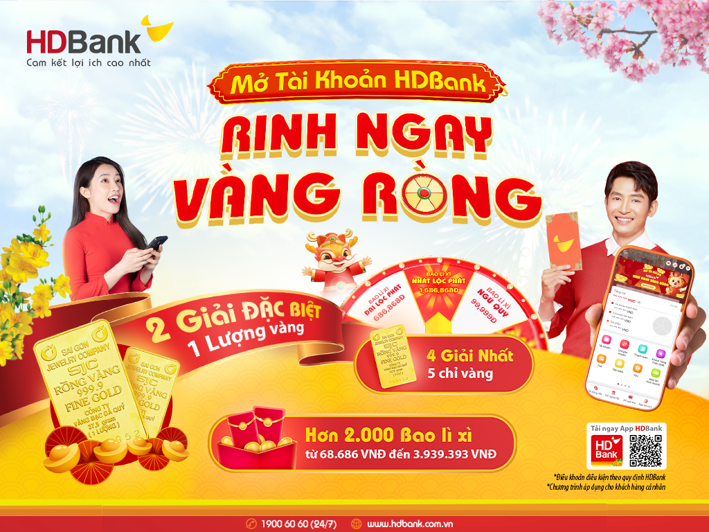 Tỷ phú xứ rừng ngập mặn phấn khởi nhận thưởng lớn tại HDBank