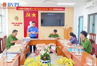 Trực tiếp kiểm sát giải quyết tin báo về tội phạm tại Công an huyện Phú Quý