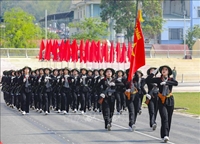 70 năm Chiến thắng Điện Biên Phủ Hợp luyện các khối diễu binh Quân đội