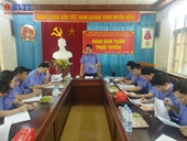 VKSND cấp cao Hà Nội kiểm tra công tác tại Hà Tĩnh