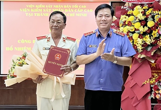 Đồng chí Nguyễn Văn Tùng giữ chức vụ Phó Viện trưởng VKSND cấp cao tại TP HCM