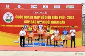 Cập nhật chặng 3 Cuộc đua xe đạp về Điện Biên Phủ 2024