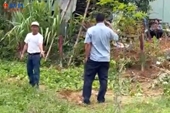 Chủ tịch UBND thị trấn M’Drắk tự ý cho cắm mốc đất đang tranh chấp, hù dọa “bắt cổ” người dân