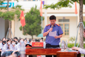 VKSND huyện Quỳnh Lưu phối hợp tổ chức phiên tòa giả định phòng, chống ma túy