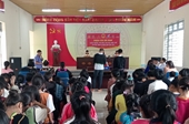 VKSND huyện Tân Uyên tổ chức phiên toà giả định tuyên truyền, giáo dục pháp luật