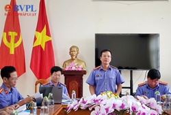 VKSND tỉnh An Giang kiểm tra công tác kiểm sát tại huyện Thoại Sơn