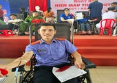 VKSND TP Hà Tĩnh tham gia hiến máu tình nguyện