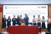 MSB hợp tác với Đại học Ngân hàng TP Hồ Chí Minh, thúc đẩy chuyển đổi số trong giáo dục