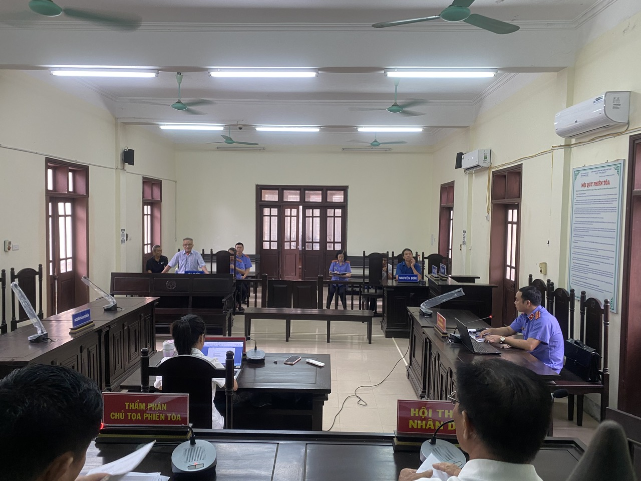 VKSND huyện Đức Thọ phối hợp xét xử rút kinh nghiệm vụ án dân sự