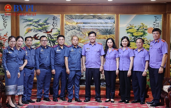 Lãnh đạo VKSND tối cao tiếp Đoàn đại biểu Văn phòng VKSND tối cao Lào