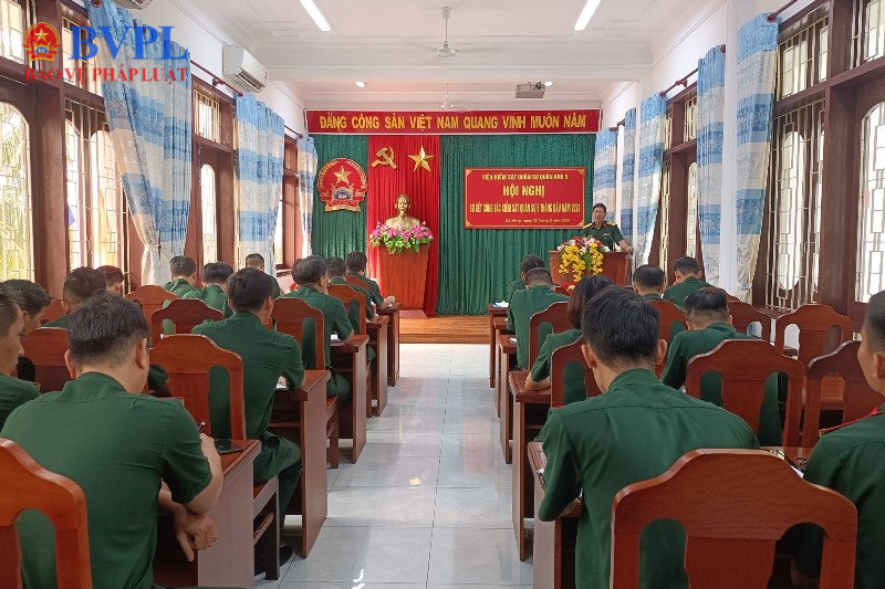 VKSQS quân khu 5 tổ chức sơ kết công tác kiểm sát quân sự