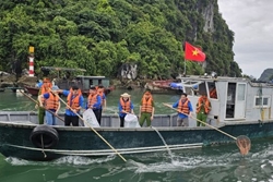 VKSND tỉnh Quảng Ninh tham gia làm sạch biển năm 2024
