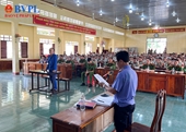 VKSND huyện Xuyên Mộc phối hợp tổ chức phiên tòa lưu động tuyên truyền pháp luật