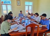 Kiểm tra công tác thi hành án dân sự ở huyện Hàm Tân