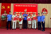VKSND tỉnh Tiền Giang tổ chức Lễ công bố và trao Quyết định điều động, bổ nhiệm cán bộ