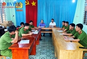 VKSND huyện Gò Dầu phối hợp kiểm tra việc tiếp nhận, xử lý tin báo của Công an cấp xã