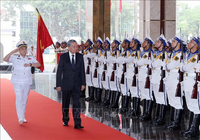 Chủ tịch nước Tô Lâm thăm Quân chủng Hải quân