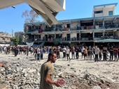 Israel biện minh vụ tấn công vào trường học ở Gaza khiến 40 người thiệt mạng