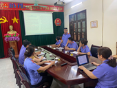 Chi bộ VKSND huyện Bình Lục ứng dụng công nghệ thông tin trong sinh hoạt chuyên đề