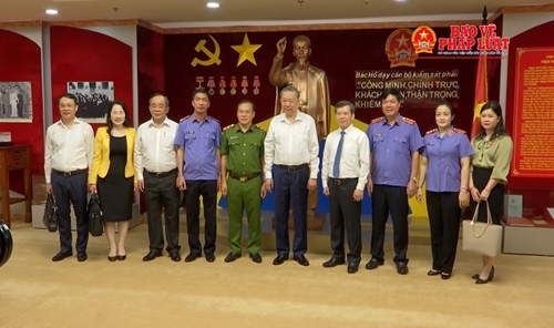 Chủ tịch nước Tô Lâm thăm và làm việc tại VKSNDTC