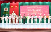 Điều động loạt nhân sự cấp phòng, cấp huyện Công an tỉnh Ninh Thuận