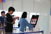 Nhà ga quốc tế Đà Nẵng đưa hệ thống quầy gửi hành lý tự động vào hoạt động