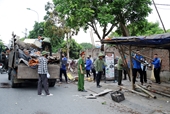 Thành phố Nam Định giải tỏa chợ tự phát Cầu Sắt