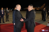Hình ảnh Tổng thống Nga Putin trong chuyến thăm cấp nhà nước tới Triều Tiên