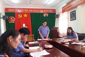 VKSND tỉnh Đắk Nông kiểm tra tại VKSND huyện Đắk Glong