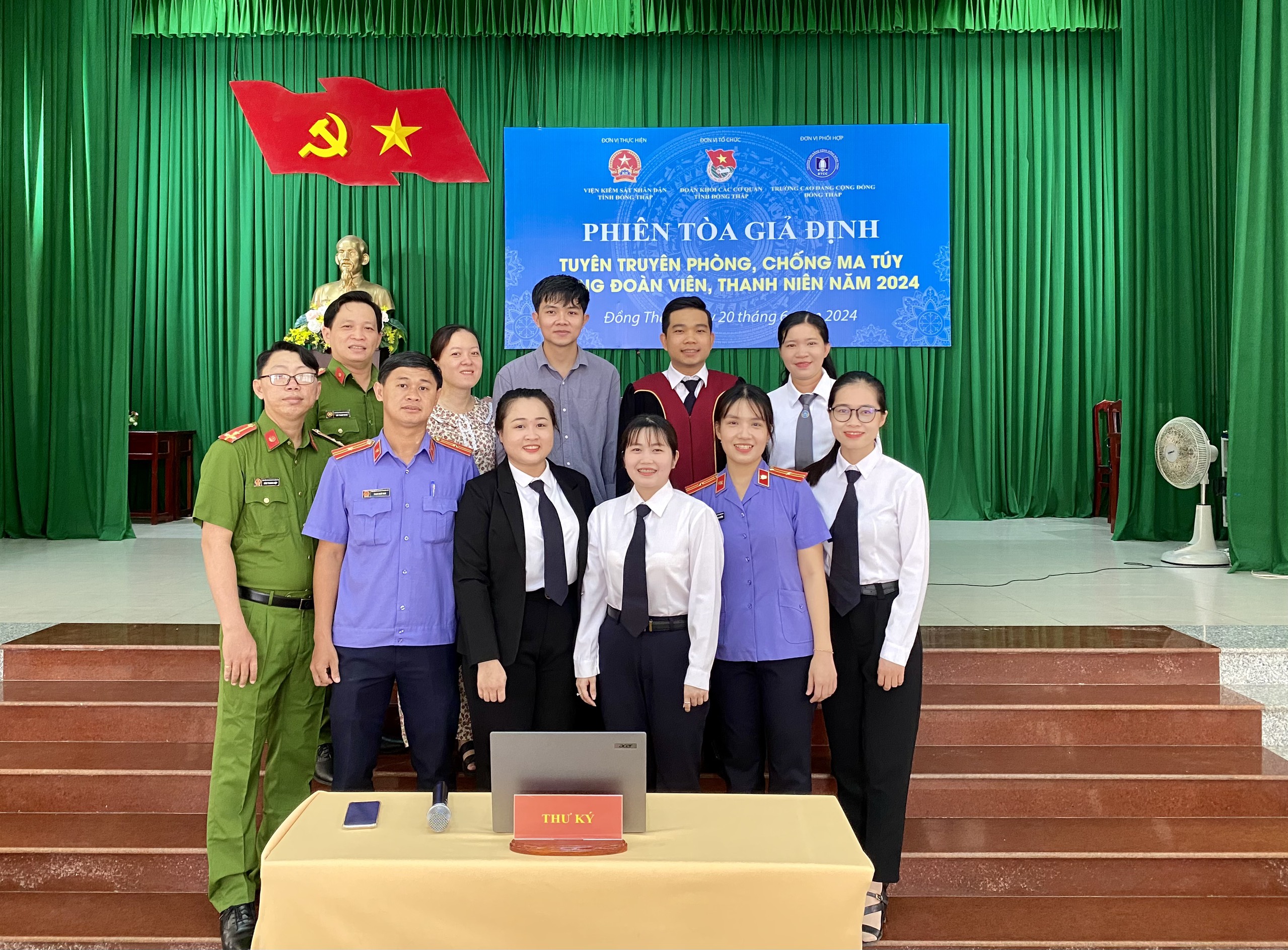 Tổ chức phiên tòa giả định tuyên truyền phòng, chống ma túy