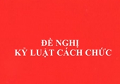 Đề nghị cách chức Chủ tịch UBND huyện Nhơn Trạch