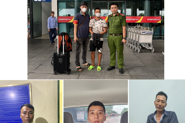 Liên tiếp bắt 4 đối tượng truy nã