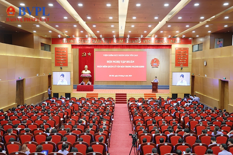 Tập huấn phần mềm Quản lý văn bản trong ngành Kiểm sát nhân dân