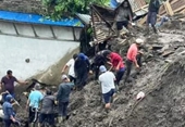 Lở đất sau mưa lớn ở Nepal, 35 người thiệt mạng