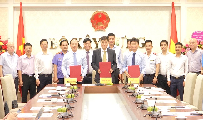 Báo Bảo vệ pháp luật ký Biên bản ghi nhớ hợp tác với Báo Thanh tra, Báo Xây dựng