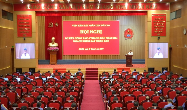 Ngành Kiểm sát nhân dân sơ kết công tác 6 tháng đầu năm 2024