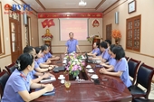 Chi bộ VKSND huyện Thanh Liêm thực hiện “Phòng họp không giấy” trong sinh hoạt chuyên đề