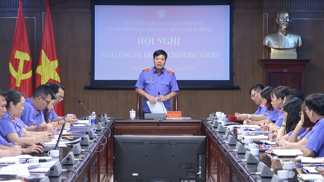 Vụ 7, VKSND tối cao đạt và vượt nhiều chỉ tiêu của Ngành và Quốc hội giao