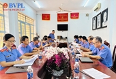 VKSND tỉnh Bình Phước kiểm tra công tác kiểm sát thi hành án hình sự tại VKSND thị xã Chơn Thành