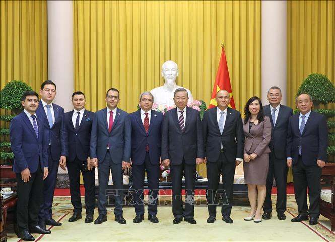 Chủ tịch nước Tô Lâm tiếp nhóm Đại sứ các nước thuộc Tổ chức các quốc gia Turkic