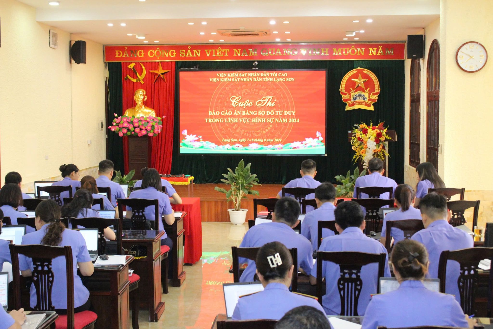 VKSND tỉnh Lạng Sơn thi Báo cáo án bằng sơ đồ tư duy trong lĩnh vực hình sự