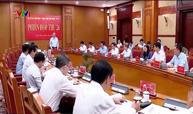 Ban chỉ đạo Trung ương về Phòng, chống tham nhũng, tiêu cực họp phiên 26