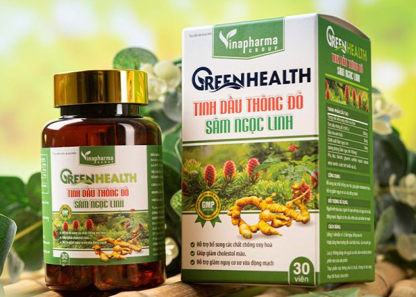 Sản phẩm Green Health tinh dầu thông đỏ sâm Ngọc Linh quảng cáo sai quy định