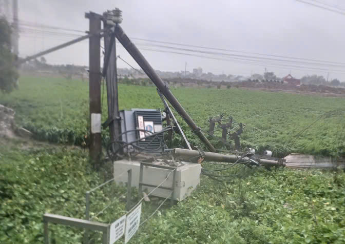 Bão số 3 tàn phá, nhiều đường dây điện 500kV, 220kV bị gãy đổ